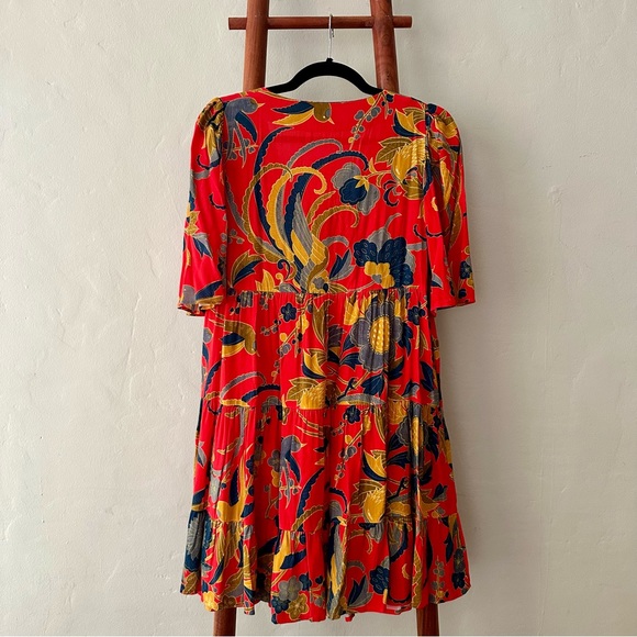 Sézane Manoa Dress - Milanese Flowers Print (NWT, FR 34 / US 2) - Picture 9 of 9